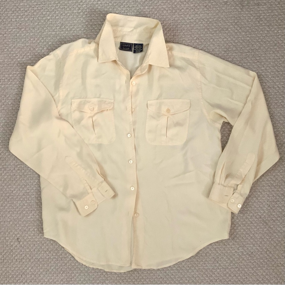 Vintage Laura Scott 100% Silk Blouse